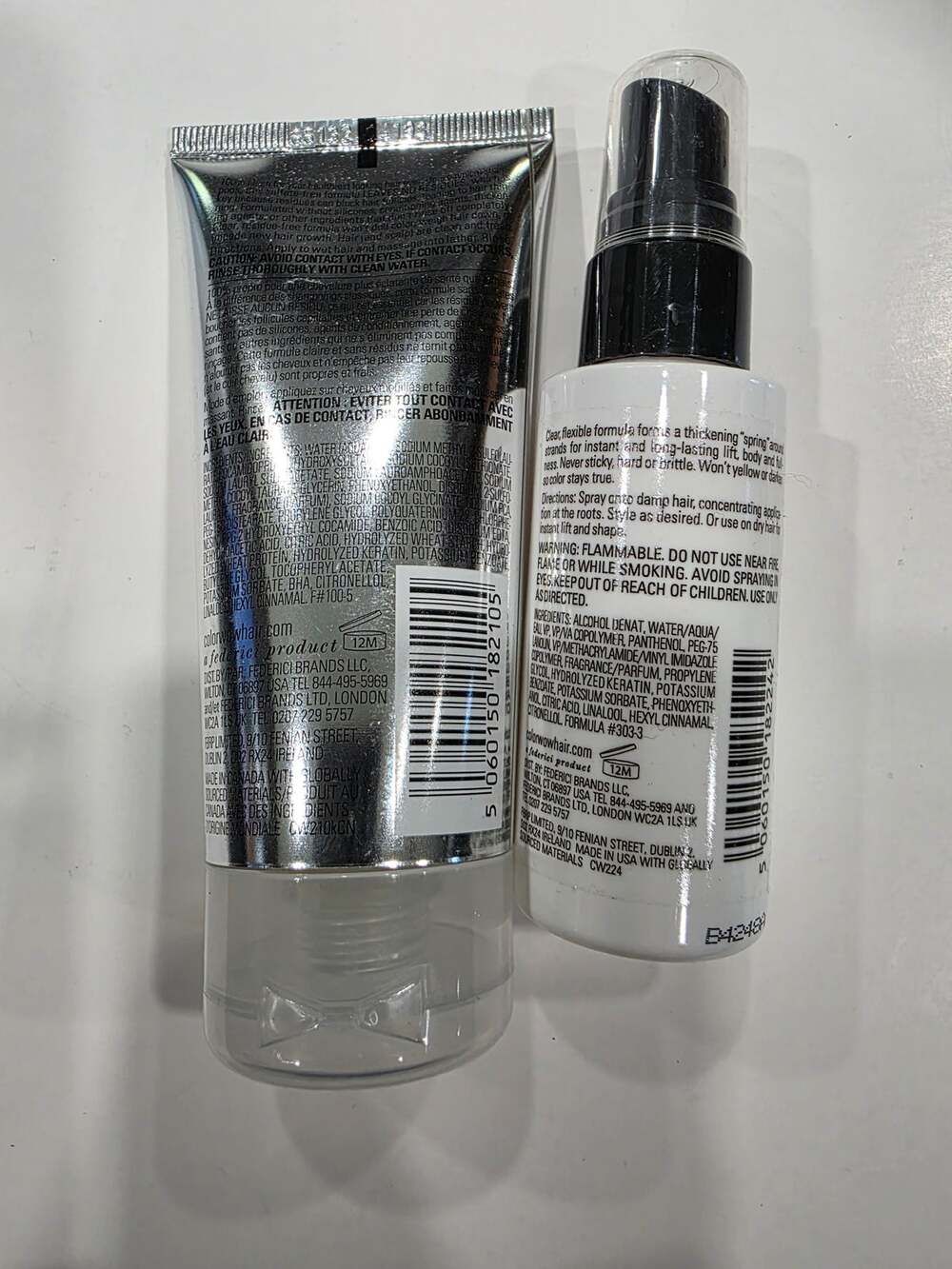 Color Wow Raise the Root 50ml + Color Security Shampoo 75ml travel size duo NEW